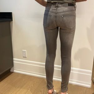 Grey motorcycle jeans